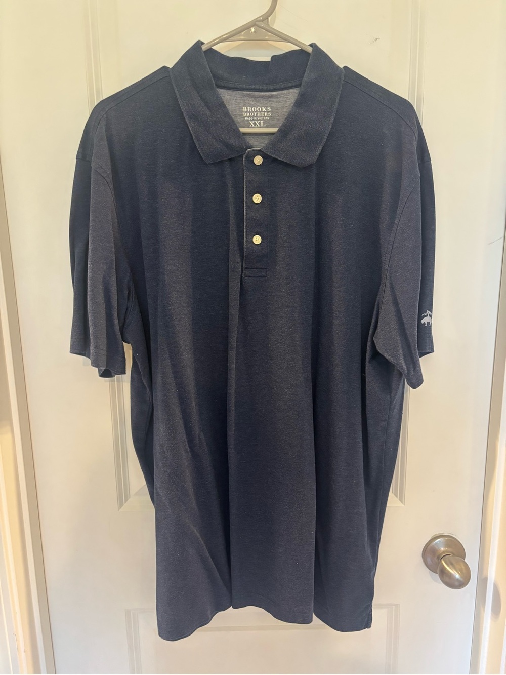 Brooks Brothers Classic Navy Blue Polo Shirt
